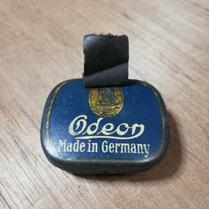 ODEON gramophone needle can Germany made 4.2cm×3.5cm tin plate can 