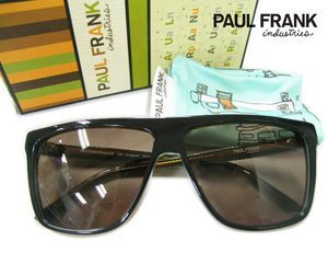 PAUL FRANK ポール・フランク 正規品 サングラス land locked lifeguards 黒×ミントグリーン スクエア　黒1