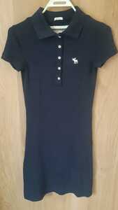  Abercrombie & Fitch рубашка-поло One-piece xs темно-синий 