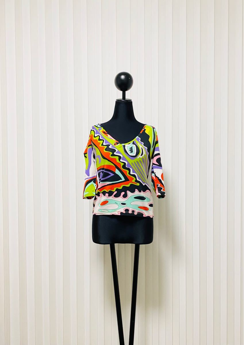 エミリオプッチ イタリア製 EMILIOPUCCI 半袖カットソー トップス