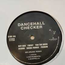 dance hall checker ダンスホールチェッカー　jラップ hiphop レア アナログ レコード 日本語 ラップ まとめ ジブラ 売り remix リミックス_画像2