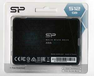 ◎シリコンパワー SSD 512GB 3D NAND採用 SATA3 6Gb/s 2.5インチ 7mm A55シリーズ SP512GBSS3A55S25