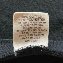 美品 ブラック 珍品 2トーン 70's80's 黒 ビンテージ フットボールTシャツ オリジナル ラッセルアスレチック USA製 アメリカ製 Lサイズ_画像8