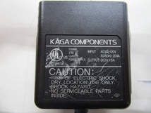 KAGA COMPONENTS E150666 ACアダプタ DC5V/1.6A 通電確認済み 管理番号AC-186_画像4