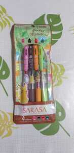 サラサクリップ ポケットモンスター　4色セット　SARASA 