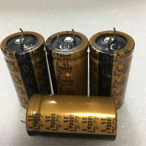 ニチコン　GOLD TUNE 電解コン　6800 μF /35v 4個セット