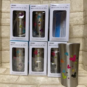 6個セット新品 真空ステンレスタンブラー300ml ディズニー ミッキー 冷 温