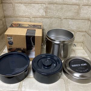 新品 超軽量 真空ステンレスランチボックスデラックス640mlお弁当箱 保温保冷