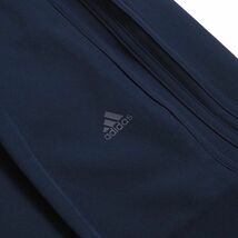 N551 新品 adidas アディダス ゴルフ 春夏 3ストライプス ストレッチ カプリ パンツ ベルトループ XO ネイビー_画像4