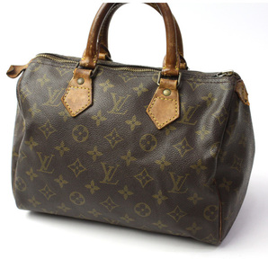 LOUIS VUITTON ルイヴィトン モノグラム スピーディ25 M41528 ハンドバッグ ミニボストンバッグ 手提げ 22-0813bu01