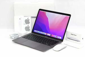 極美品｜Apple MacBook Air MGN73J/A 13.3インチ スペースグレイ M1チップ メモリ8GB SSD512GB Magic Mouse付 πA1145-2G9