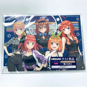 映画 五等分の花嫁 あたり付缶バッジコレクションラスト賞品 アクリルプレート 全員集合　一花・二乃・三玖・四葉・五月