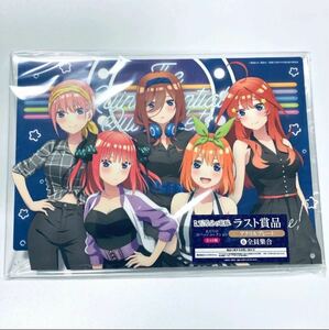 映画 五等分の花嫁 あたり付缶バッジコレクションラスト賞品 アクリルプレート 全員集合　一花・二乃・三玖・四葉・五月