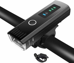 BronteHelius2 自転車 ライト USB充電式 LED ライト 防水 らいと【光センサー自動点灯モード搭載】高輝度100