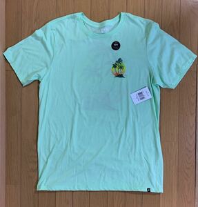 ダグ付き　新品未使用 Hurley ハーレー Tシャツ メンズ 半袖 Tシャツ グリーンカラー