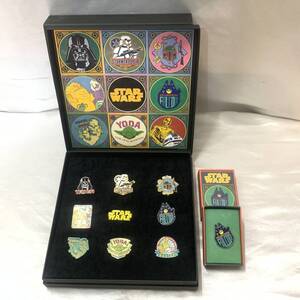 ● スターウォーズ ピンズセット 計10種類 ダースベイダー ヨーダ ボバ・フェット ストームトルーパー ファルコン STARWARS バッジ