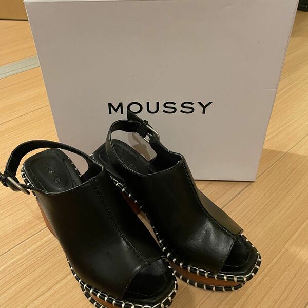 MOUSSY WOODEN SOLE SABOT サボ サンダル