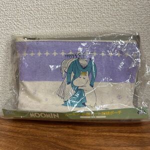 【未使用品】ムーミン　小説アート刺繍ポーチ