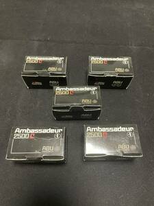 新品　ABU　Ambassadeur　2500C　ミニチュア　5色セット　アブガルシア　アブアンバサダー　100周年記念　SWEDEN