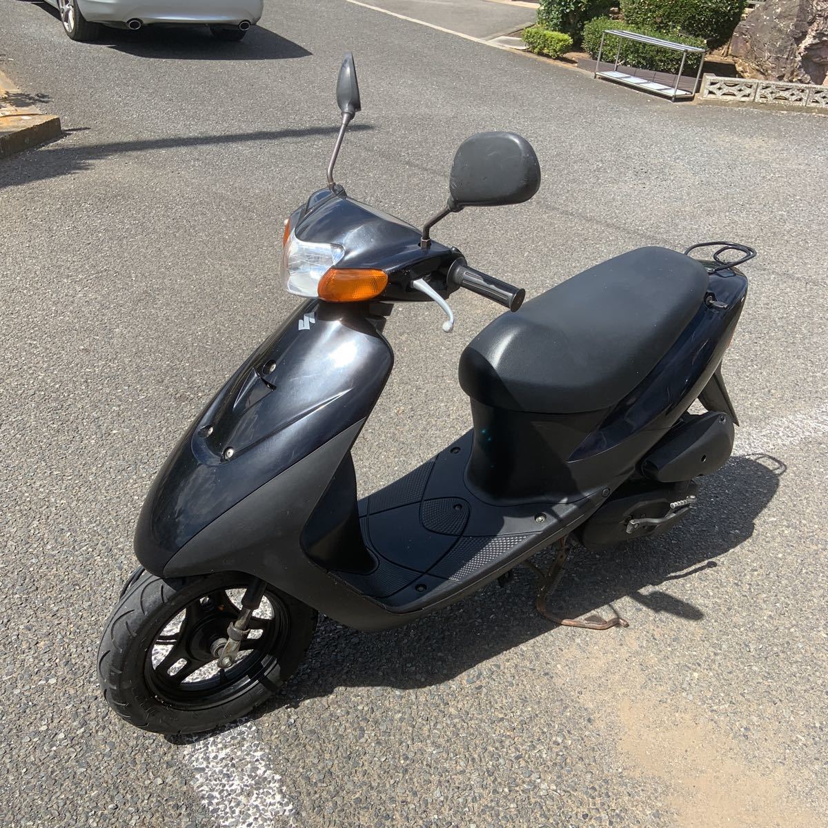 神奈川☆セル始動☆2stモデルで速い☆レッツ2 スズキ☆タイヤ新品