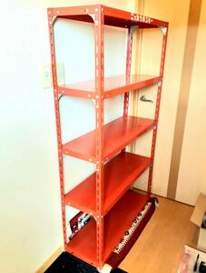  sake shop san furniture NIKKAu. ski shelves steel rack red nika