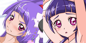 【再販】十六夜リコ キュアマジカル 魔法つかいプリキュア/オリジナル抱き枕カバー/剥ぎコラ/150x50<A22H08:MMI0304-1