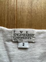 FWK ENGINEERED GARMENTS エフダブリュケー エンジニアドガーメンツ パイナップルプリントTシャツ サイズ2_画像7