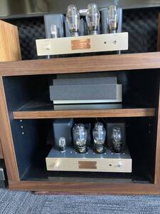 SUN AUDIO 300B(エレクトリックハーモニックスゴールド)真空管アンプ(SV-2A3PE改) モノラルアンプペア2台!! ジャンク出品