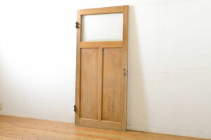 R-062725　アンティーク建具　レトロな空間づくりにおすすめなドア1枚(扉、木製ドア、建具)(R-062725)