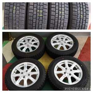 SPORT JUSTIN 14in 5.5J+45 PCD100 175/65R14スタッドレス WINTER MAXX WM01 ４本セット175/65Ｒ14 カローラ アクア フリード キューブ 