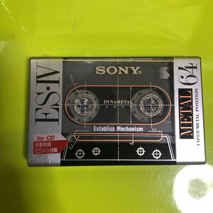 SONY/ソニー METAL/メタル　ES・Ⅳ 64分 未開封未使用品　カセットテープ　日本製