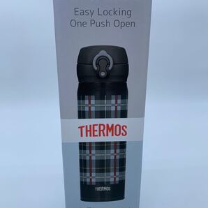 サーモス 水筒 ブラックチェック 0.5L 新品