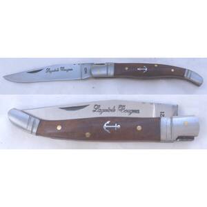 フランスのポケットナイフ LAGUIOLE BOUGNA ANCRE MARINE