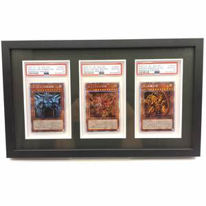 【フレーム付き】PSA10 三幻神(オシリスの天空竜、オベリスクの巨神兵、ラーの翼神竜) プリズマティックシークレットレア