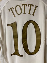 【実使用】《イタリア代表》【TOTTI #10】《王子様トッティ》2005 A ユニフォーム 2006W杯予選 ASローマ バッジョ デル・ピエーロ ピルロ_画像3