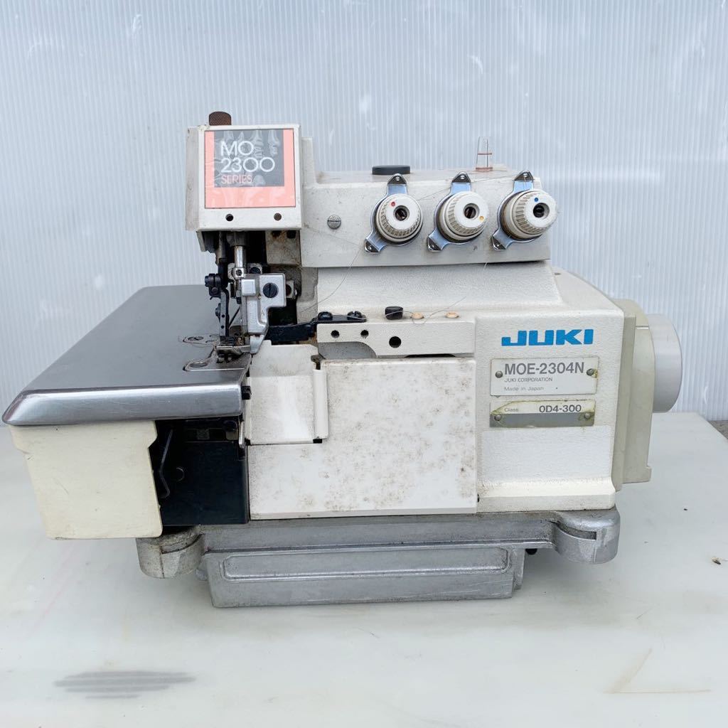 JUKI 工業用ミシン MOE-2304N 1本針3本糸オーバーロックミシン 200V ...