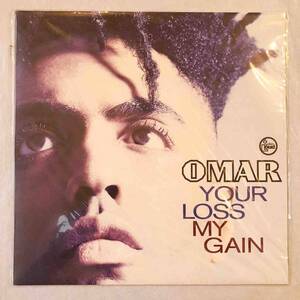 ■1992年 UK盤 オリジナル 新品 OMAR - Your Loss My Gain 12”EP TLKX 22 Talkin’ Loud / Kongo Dance