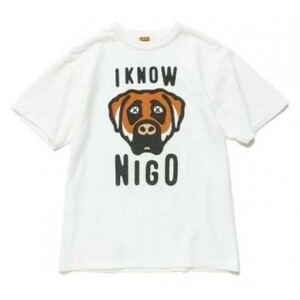 送料無料【白・2XL】 HUMAN MADE I KNOW NIGO KAWS T-SHIRT 国内正規品 新品未開封 ヒューマン メイド アイ ノウ ニゴー カウズ XXL WHITE