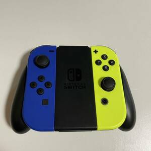 美品 Nintendo Switch ジョイコン ネオンイエロー　ブルー ニンテンドースイッチ 