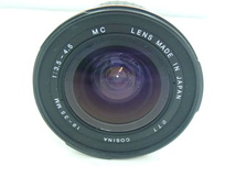 ＃48080 COSINA コシナ カメラ レンズ PENTAX ペンタックス用 19-35mm 1:3.5-4.5 MC Φ77 中古現状品_画像6