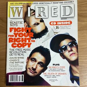 洋雑誌　WIRED 2004年11月号 付録CD未開封 ビースティー・ボーイズ ジルベルト・ジル　送料無料