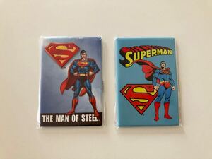 マグネット２個セット/磁石/SUPERMAN(スーパーマン)/アメコミ