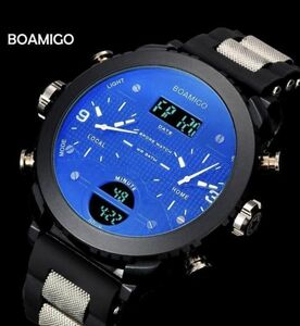 ☆☆083:メンズ腕時計 LED デジタル腕時計 防水 スポーツ腕時計