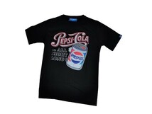 【新品】PEPSI COLA/ペプシコーラ Tシャツ 半袖 【L】黒/ブラック◆ペプシ コーラ ドリンク アメリカ USA ジュース DRINK_画像1