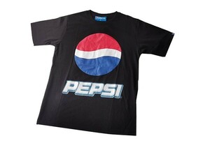 【新品】PEPSI Tシャツ 半袖 【S】黒/ブラック★ペプシ コーラ ドリンク アメリカ USA ジュース DRINK