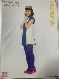 【横山玲奈】コレクションピンナップポスター ピンポス モーニング娘‘19 「フラリ銀座/自由な国だから」