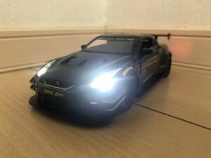 日産 GTR 1/24 ミニカー NISMO ニスモ 黒 スーパーGT　ニッサン