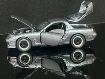 RX-7 マツダ 1/32 ミニカー FD ガンメタ イニシャルD_画像9