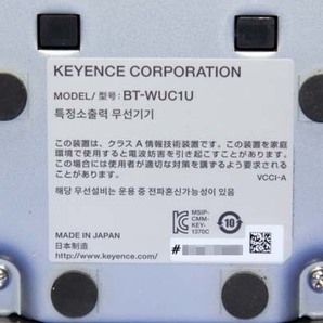 ◆5台入荷◆ KEYENCE/キーエンス BT-W100シリーズ用通信ユニット (USBタイプ) ★BT-WUC1U/ACアダプター付属★ 51686Sの画像3