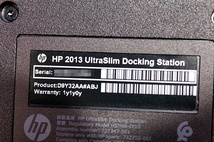 2台入荷 HP ▲2013 / D9Y32AA#ABJ▼　ウルトラスリム ドッキングステーション ACアダプター付き　(シリンダー錠)　35336Y_画像6